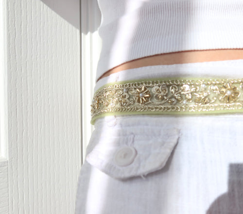 Camellia Belt   [Green]
