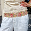 Zinnia Belt - Coral & Yellow